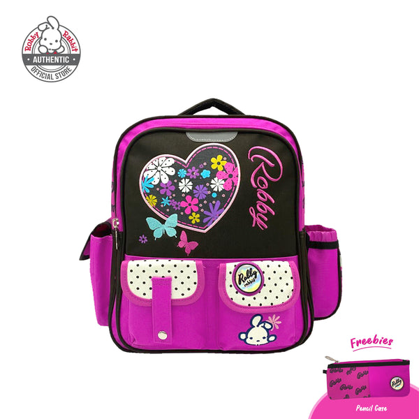 Robby Rabbit Rainbow Butterfly Backpack 14"