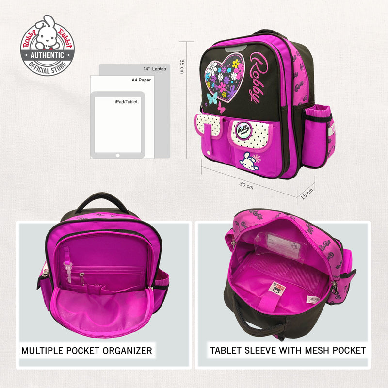 Robby Rabbit Rainbow Butterfly Backpack 14