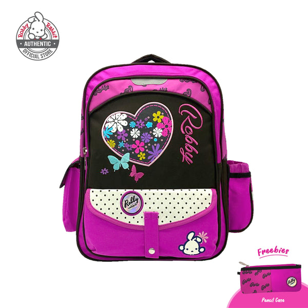 Robby Rabbit Rainbow Butterfly Backpack 16"