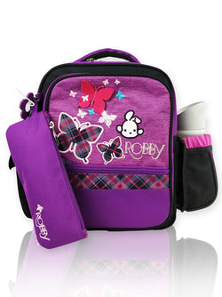 Playful Butterfly - 12in Backpack (Purple)  - Robby Rabbit Girls