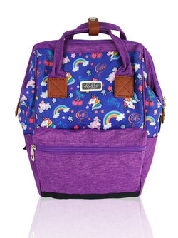 Love Magic Hinge Clasp - 14in Backpack (Purple)  - Robby Rabbit Girls