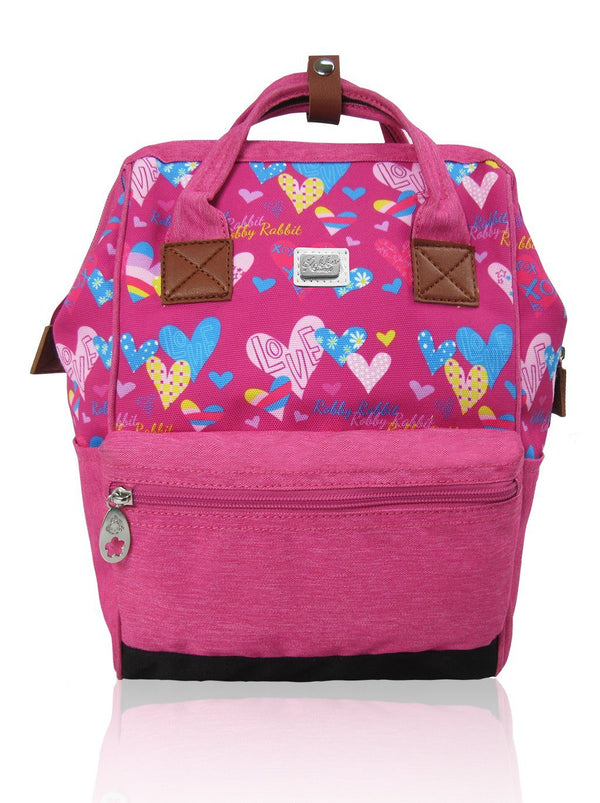 Love Magic Hinge Clasp - 14in Backpack (Pink)  - Robby Rabbit Girls