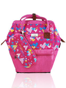 Love Magic Hinge Clasp - 16in Backpack (Pink)  - Robby Rabbit Girls