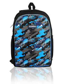 Robby Duo - 17in Backpack (Black)  - Robby Rabbit Boys