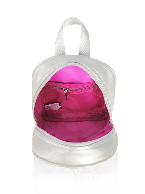 Dazzling Piece - 8.5in Backpack (Silver)