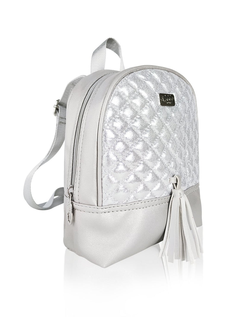 Dazzling Piece - 8.5in Backpack (Silver)