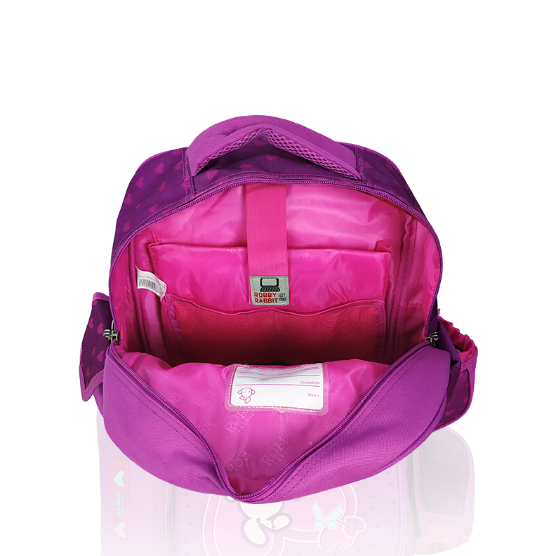 Full of Hearts - 12in Backpack (Pink)