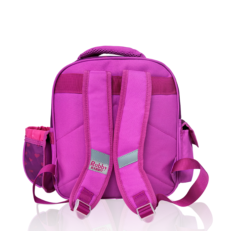 Full of Hearts - 12in Backpack (Pink)