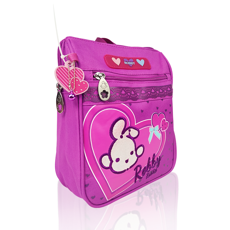 Full of Hearts - 9in Backpack (Pink)