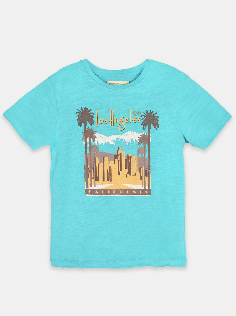 LA View (Teal)  - Robby Rabbit Boys