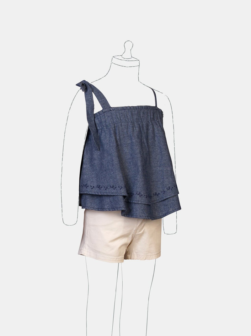 Playful Breeze (Navy)