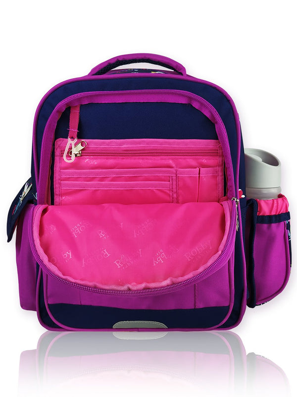 Blooms N Blued - 14in Backpack (Purple)