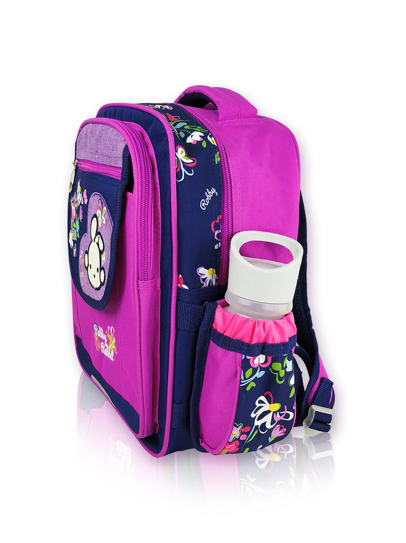 Blooms N Blued - 14in Backpack (Purple)
