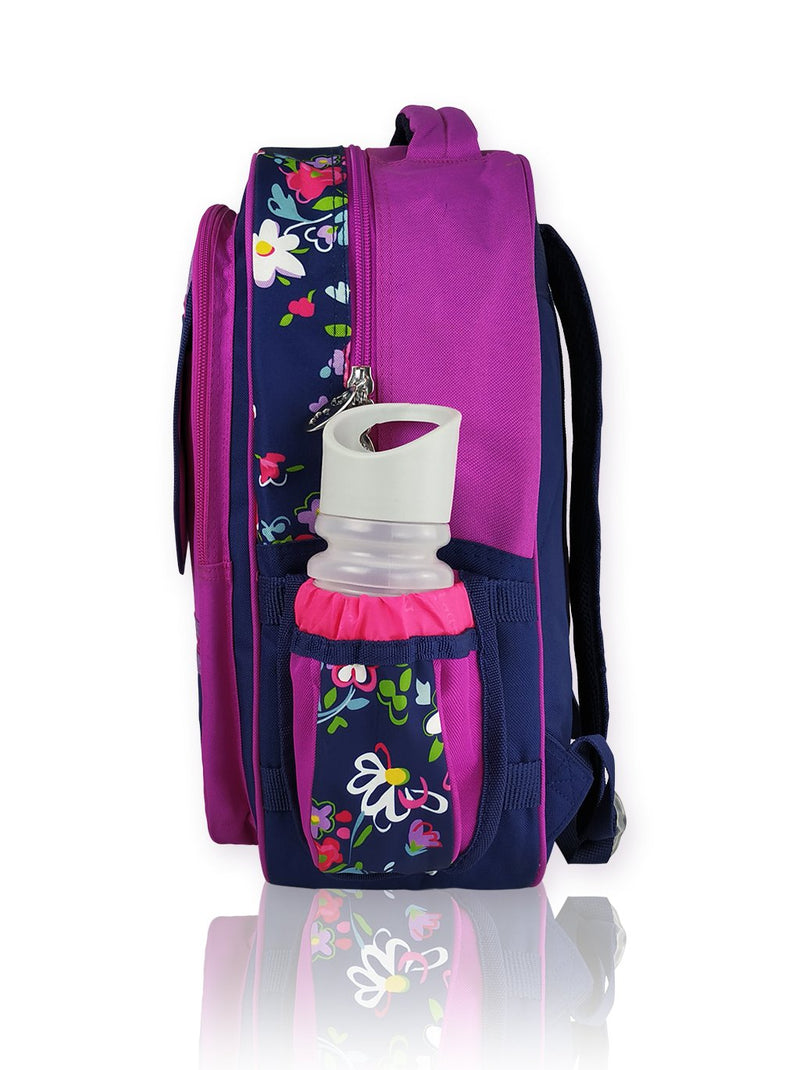 Blooms N Blued - 16in Backpack (Purple)