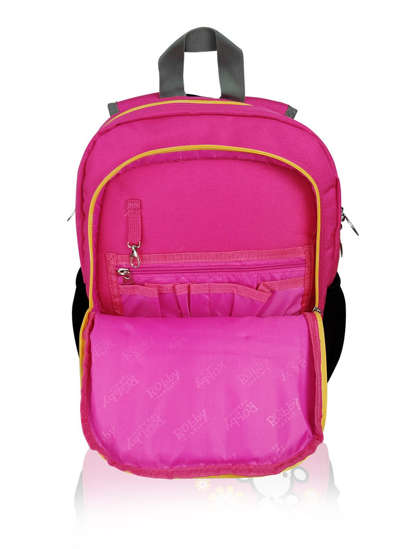 Flowers and Butterflies (Reversible) - 17in Backpack (Pink)