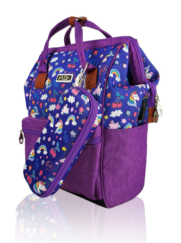 Love Magic Hinge Clasp - 16in Backpack (Purple)