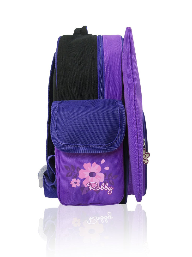 Flower Power - 12in Backpack (Purple)