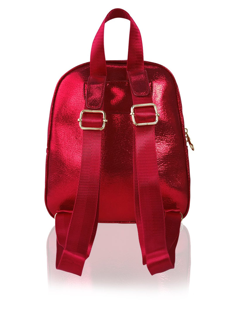 Sassy Bows - 10in Backpack (Red)