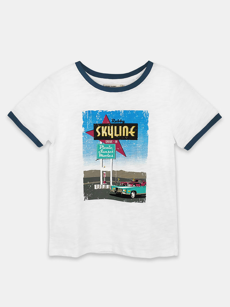 Skyline Drive-In (Cream)  - Robby Rabbit Boys